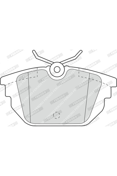 FERODO Brake Pad Set Disc Brake Alfa Romeo 155/33 Fiat Tipo