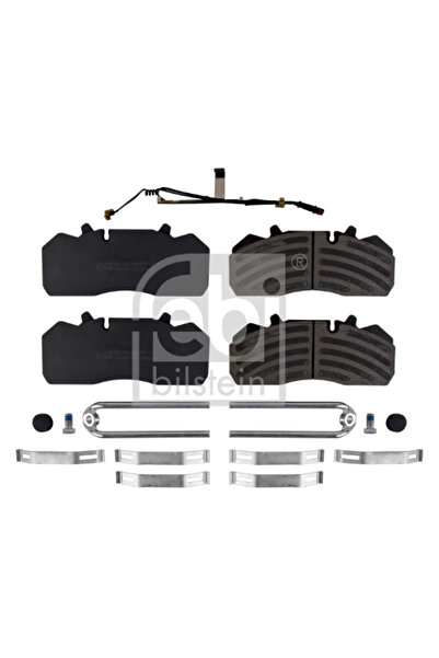 FEBI BILSTEIN Комплект спирачни накладки за дискови спирачки за заден мост Da...