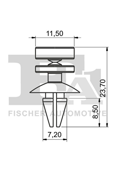 FA1 Clips Acoperire Decorativa Si Protectie Alfa Romeo 147/156