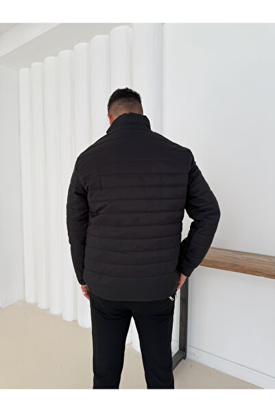 Gameyal 2 Pieces Men's Double Pocket Lined Puffer Coat Jacket