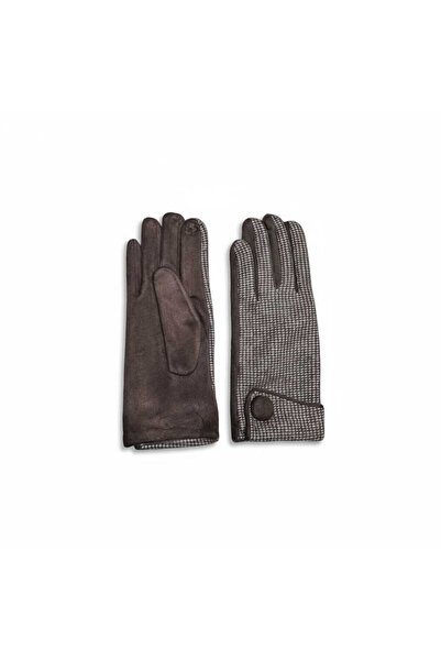 Aware Time Patterned Touchscreen Fabric Women's Gloves