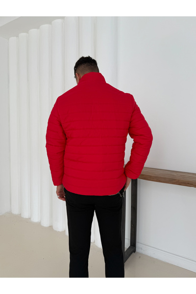 Gameyal 2 Pieces Men's Double Pocket Lined Puffer Coat Jacket