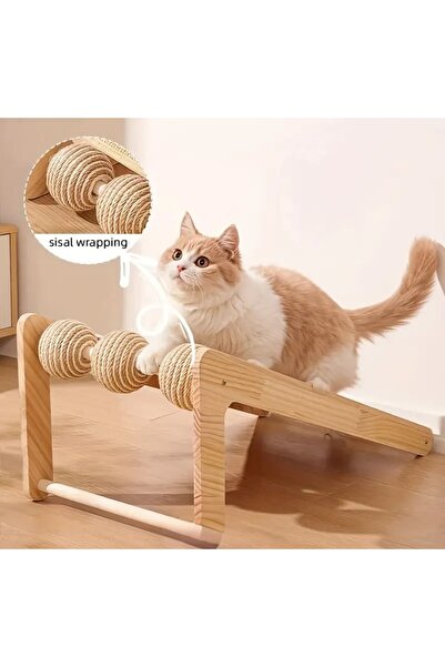 Yonga Sanat Atölyesi Cat Scratching Post, Play and Scratching Platform
