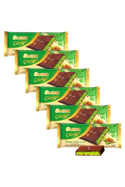 Ülker شكولاته دبي من أولكر 93 جرام × 6، كرتون
