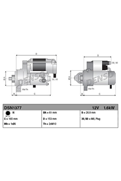 DENSO Starter Bmw 5/6/7