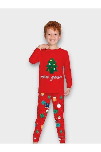 Little Pumpkin Seasonal Unisex Children's Christmas Pajamas Set