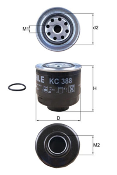 MAHLE Fuel Filter Mitsubishi L200 / Triton