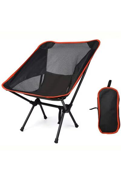 Tradeo كرسي تخييم محمول قابل للطي (صغير) - صغير الحجم مع حقيبة تخزين للسفر وا...