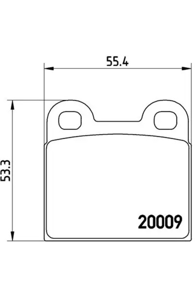 Brembo Set Placute Frana Frana Disc Alfa Romeo Giulia/Gt/Spider Bmw 2500-3.3
