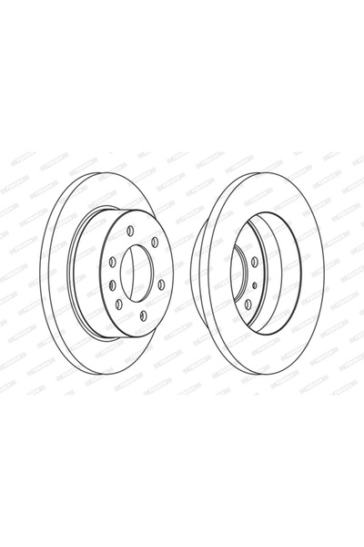 FERODO Disc Frana Mercedes-Benz Sprinter 3,5-T Bus/Sprinter 3,5-T Caroserie/S...