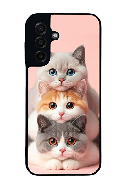 Aksel Kılıf غطاء متوافق مع هاتف سامسونج جالاكسي A17، أسود غير لامع، سيليكون ن...