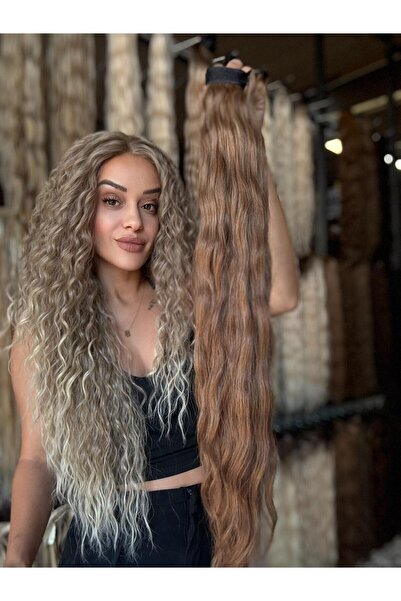 Suzan Peruk At Kuyruğu Uzun gerçek saç Doğal Orjinal Saç Cırtcıtlı En kolay k...