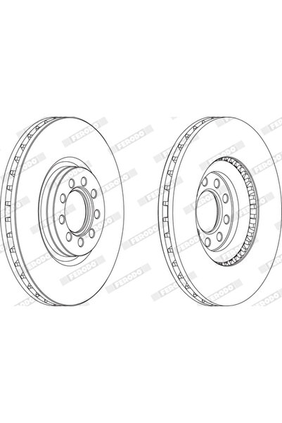 FERODO Disc Frana Iveco Daily 4 Caroserie/Daily 4 Platou / Sasiu