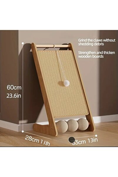 Yonga Sanat Atölyesi Cat Scratching Post, Play and Scratching Platform