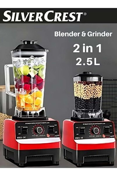 Silver Crest Professional Heavy Duty Blender With Grain Grinder 2L | 4500W