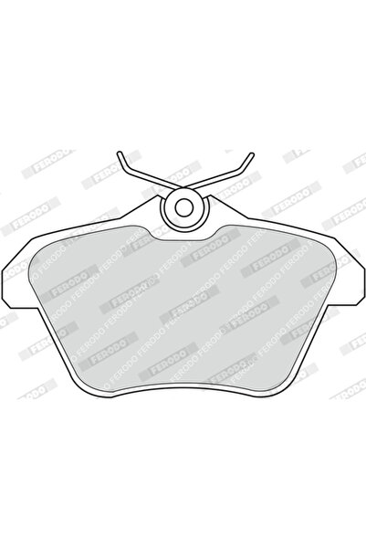 FERODO Set Placute Frana Frana Disc Alfa Romeo 156/166 Lancia Kappa