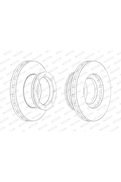 FERODO Disc Frana Mercedes-Benz Atego/Tourino