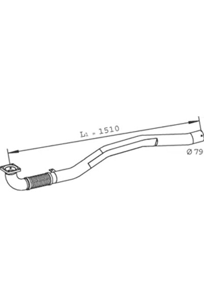 Dinex Racord Evacuare Fata Iveco Eurocargo 1-3