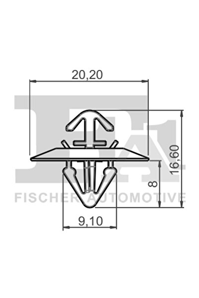 FA1 Clips Acoperire Decorativa Si Protectie Renault Kangoo/Trafic 2 Bus