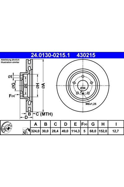 Ate Disc Frana Infiniti G Cupe Nissan 350Z Roadster/350Z Cupe