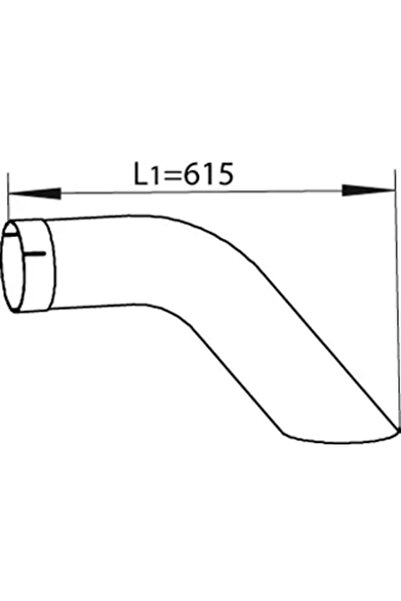 Dinex Racord Evacuare Spate Mercedes-Benz Tourismo/Travego Setra Series 400