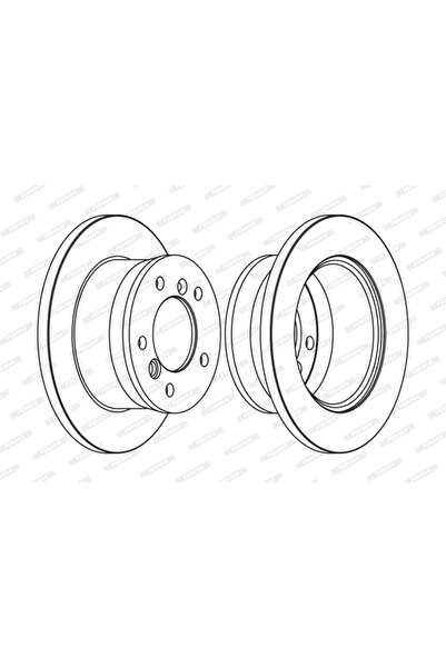 FERODO Disc Frana Mercedes-Benz G-Class/Sprinter 2-T Bus/Sprinter 2-T Caroser...
