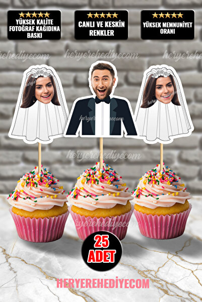 heryerehediye Bekarlığa veda partisi - bride to be - Kürdan Süsü 25 Adet