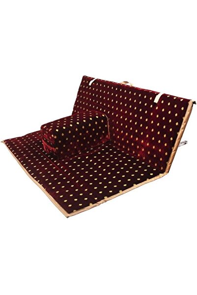 BUNCA Foldable and adjustable floor chair for the desert, picnics, camping and beach, soft embossed fabric