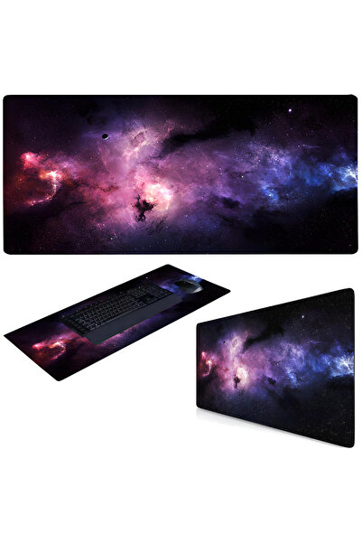 Other Podkładka mata gamingowa na biurko pod mysz XXL 80 x 40 cm - kosmos