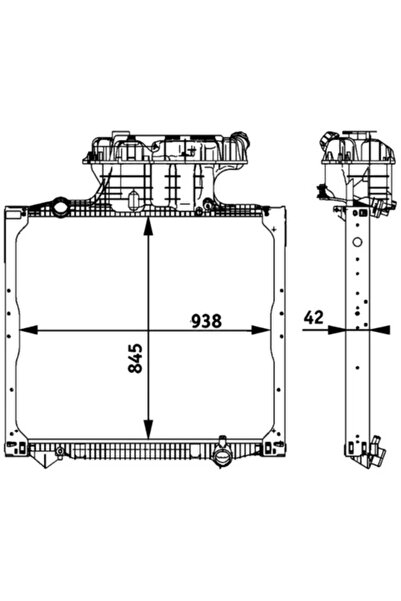 MAHLE Radiator Racire Motor Man Tgs 1/Tgx 1