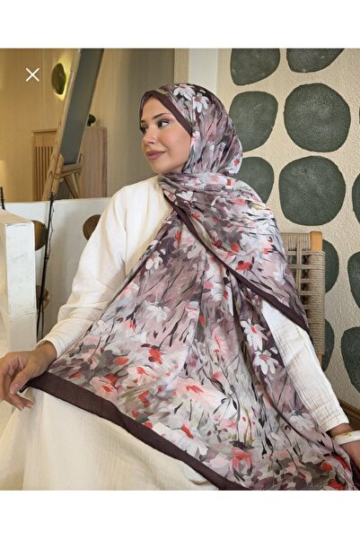 MODA Mineleşarp Autumn Collection Brown Bamboo Kashmir Shawl