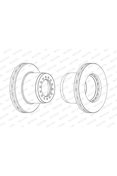 FERODO Disc Frana Mercedes-Benz Atego 3