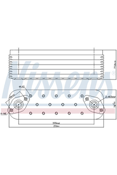 Nissens Radiator Ulei Ulei Motor Man Tga 2000-2012