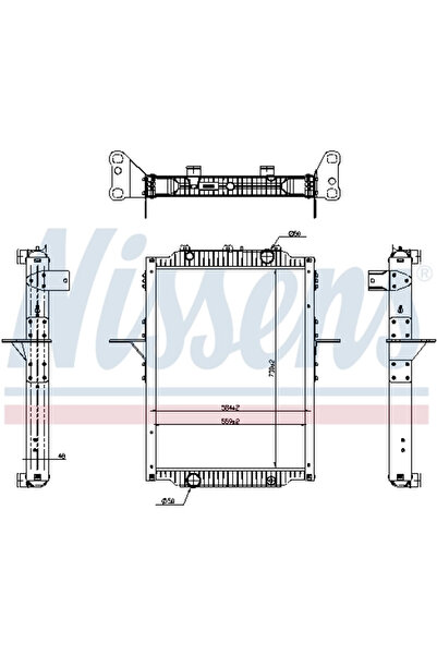 Nissens Radiator Racire Motor Renault Trucks D Volvo Fl 3