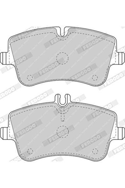 FERODO Brake Pad Set Disc Brake Mercedes-Benz C-Class/Clk/Slk