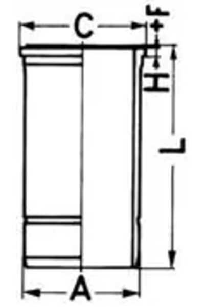 Kolbenschmidt Цилиндрова втулка Mercedes-Benz Actros/Travego Neoplan Euroliner