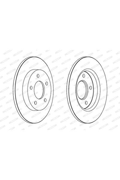 FERODO Brake Disc Mazda 3/5/Premacy