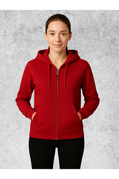 MOLICO Basic Unisex Hooded Kangaroo Pocket 2-Thread Seasonal Unprinted Sweatshirt