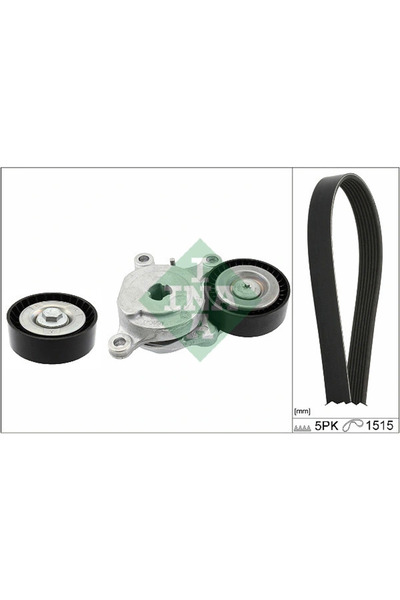 FAG Комплект ремъци V-образен профил Mercedes-Benz A-Class/B-Class Sport