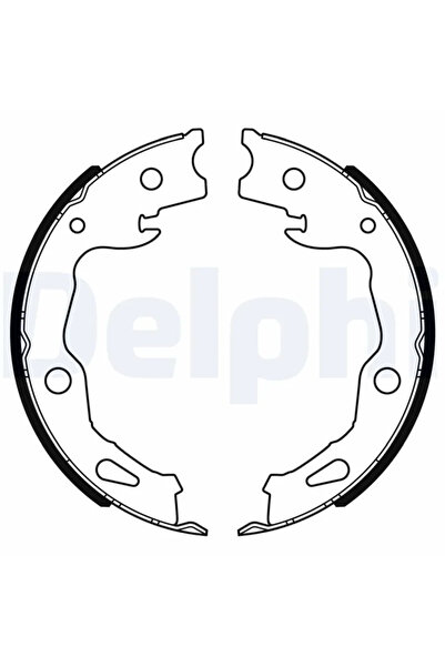 DELPHİ Комплект спирачни челюсти Renault Koleos 2