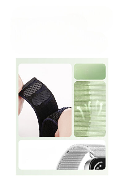 Nextron Huawei Watch Fit 4 / Fit 4 Pro / Fit 3 Uyumlu Spor Hasır Örgü Cırtlı A+kalite Rahat Hasır Kordon