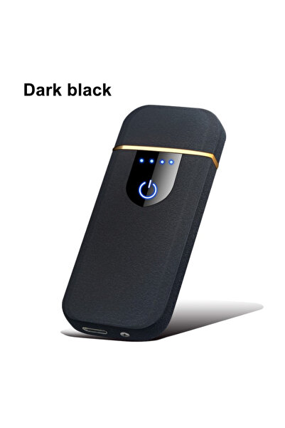OEM Electric lighter, battery indicator with Touch activation, USB rechargeable, Matte black