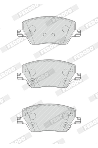FERODO Set Placute Frana Frana Disc Fiat Tipo