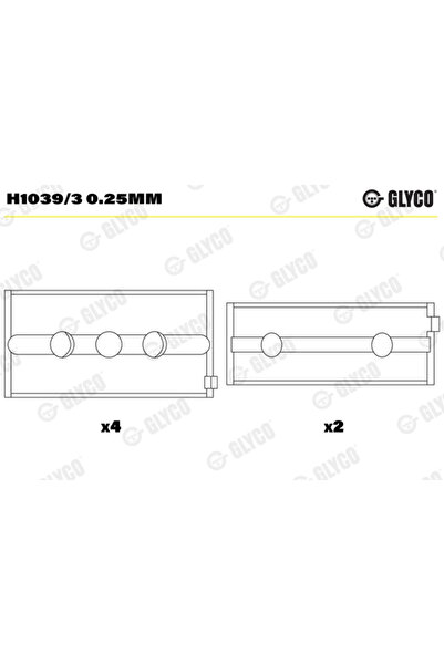 GLYCO Cuzineti Arbore Cotit Autobianchi A 112 Fiat 127/147/850