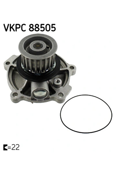 SKF Pompa De Apa Racire Motor Chrysler Voyager 4 Lti Tx