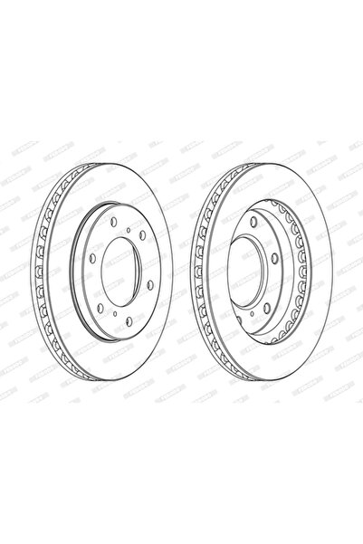 FERODO Disc Frana Fiat Fullback Pick-Up Mitsubishi L200 / Triton/Pajero Sport...