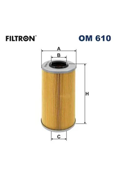 Filtron Oil Filter Man Lion´S City/Lion´S Classic/Nl Mercedes-Benz Unimog