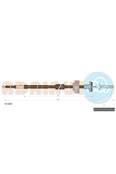 Adriauto Cablu Frana De Parcare Spate Stanga Bmw 7