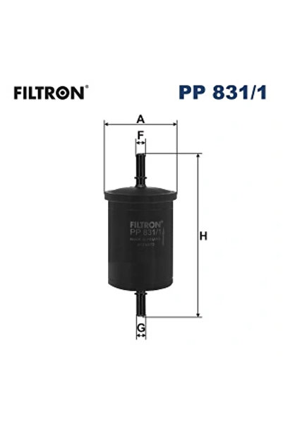 Filtron Filtru combustibil DS DS 5 2015-2018 PP 831 1
