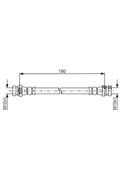 Bosch Furtun Frana Renault Kangoo / Grand Kangoo 2/Kangoo Be Bop/Kangoo Express